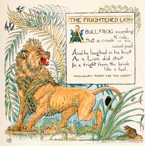 The Frightened Lion, illustrasjon fra 